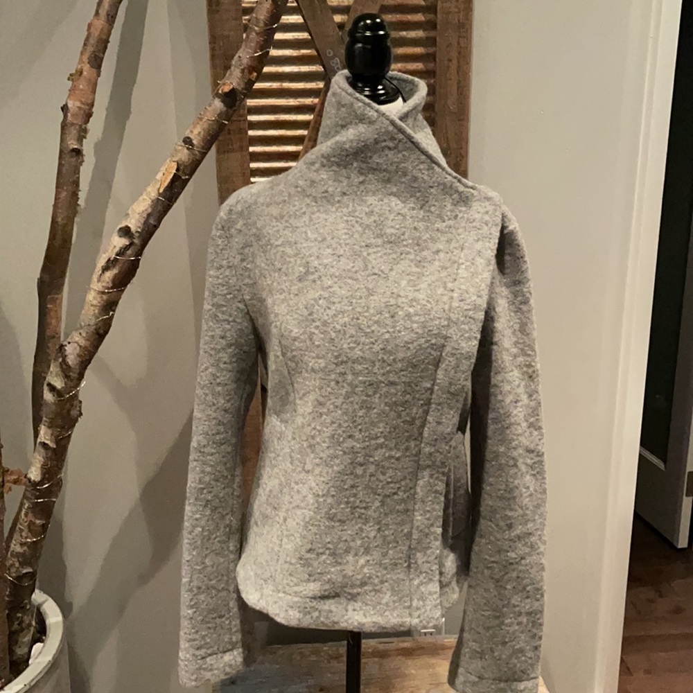 Marisa and Maria of Italy Knit Wool Moto jacket - Picture 2 of 6